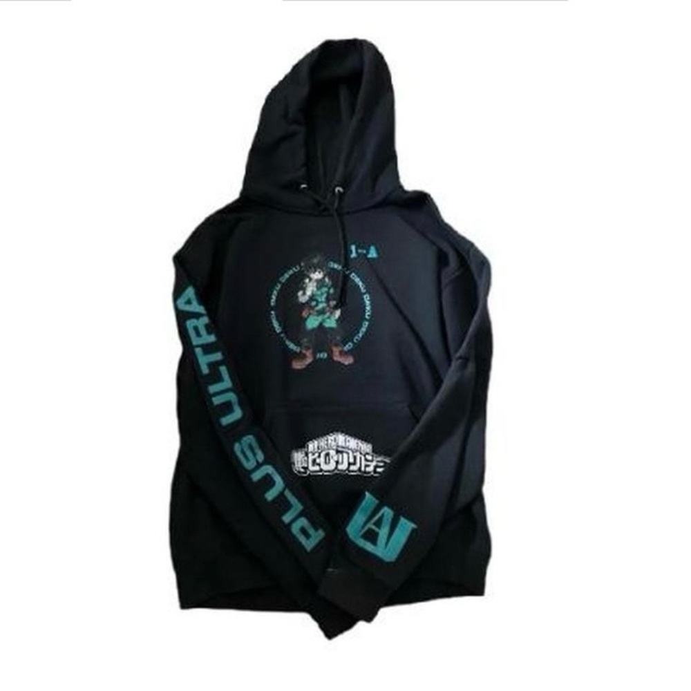 Comfortable Black & Green Deku, My Hero Academia Hoodie